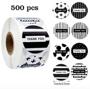 500 Thank You Sticker Roll